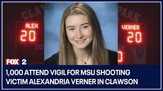 1,000 attend vigil for MSU shooting victim Alexandria Verner in Clawson