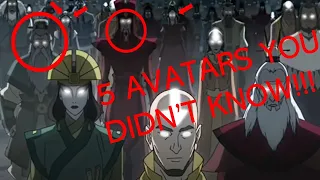 Avatar: The Last Airbender - 5 Avatars You didn't know Explained