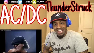 Angus Young got to teach me that move!!! | AC/DC - Thunderstruck |  REACTION