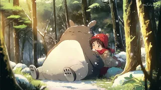 Ghibli Music for work/relax/study ~ Peaceful Piano Music, Relaxing Music, Fall into Deep Sleep