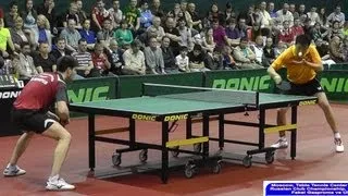Dimitrij OVCHAROV vs HOU Yingchao FINAL 3of3 Games Russian Premier League Playoff Table Tennis
