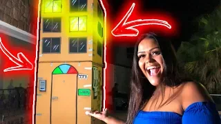 FIZ UM PRÉDIO DE PAPELÃO !!! (BOX FORT)