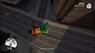 How to get a parachute in GTA san Andreas on ps4