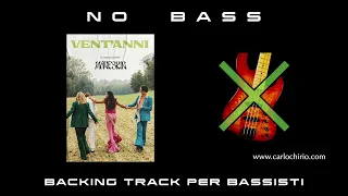 Vent'Anni Måneskin NO BASS backing track per bassisti Suona tu il Basso (Bassless)