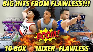BIG TIME FLAWLESS HITS!!! 🤯🔥 10 Box Basketball Mixer - 22/23 Prizm FOTL & 17/18 Prizm Hobby