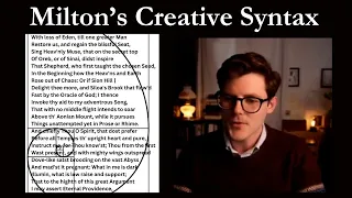 Lecture 7 | Milton's Grand Syntax (Book VII) | Paradise Lost in Slow Motion