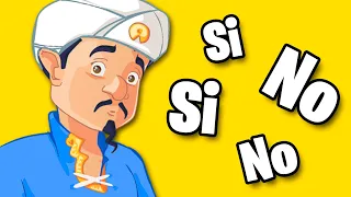 ESTO PASA SI LE CONTESTAS "SI" Y "NO" SUCESIVAMENTE A AKINATOR 😳 | AKINATOR #Shorts