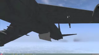 DCS World Combined Arms B 52 bombing run