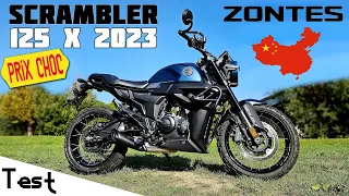 "Test" La meilleure 125 est chinoise 🇨🇳 "Zontes Scrambler 125 X de 2023"