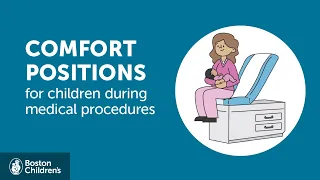 Comfort positions for children during medical procedures | Boston Children's Hospital