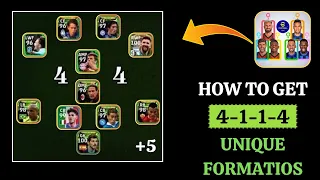 HOW TO GET 4114/424 AND TOP 5 BEST FORMATIONS UPDATE IN EFootball 2024 Mobile☠️