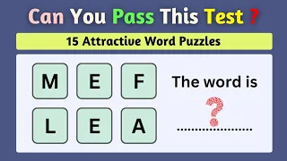 15 Challenging English Word Puzzles 90% Cannot Pass