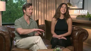 Glen Powell and Adria Arjona star in Netflix's "Hit Man"