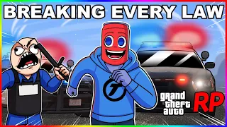 We Broke Every Law in GTA RP (JAILED)