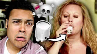 meet the woman who DRINKS PAINT ☠️(Reacting To My Strange Addiction)