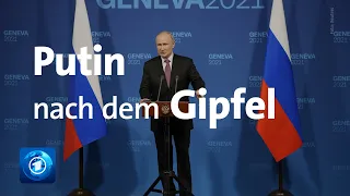 Putin: „Keine Feindseligkeiten“ | Gipfel mit Biden in Genf