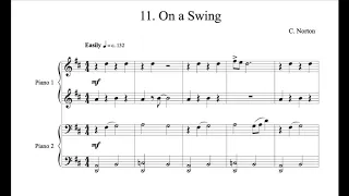 C. Norton - 11. On a Swing - Microjazz Piano duets collection 1 for piano four hands