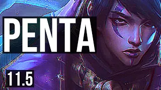 APHELIOS & Thresh vs JINX & Morgana (ADC) | Penta, Rank 3 Aphelios, 22/3/5 | KR Challenger | v11.5