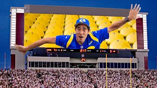 Hijacking the Football Jumbotron  | Best Zach King Tricks - Compilation #38