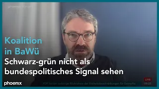 nachgefragt mit Stephan Detjen zur Koalition von Union und Grünen in Baden-Württemberg am 03.05.21
