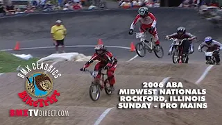 PRO BMX Racing Action - ABA BMX Racing 2006 Midwest Nationals Pro Main Events - Sunday