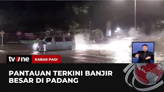 Diguyur Hujan Deras dalam Waktu Lama, Banjir di Padang Sempat Meningkat | Kabar Pagi tvOne