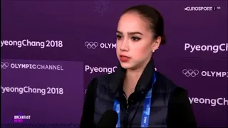 Alina Zagitova Olymp 2018 FS Don Quixote Interview B