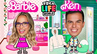 CASA DA BARBIE VS CASA DO KEN NO TOCA LIFE WORLD!