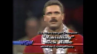 Big Josh vs Rick Rude   Worldwide March 21st, 1992