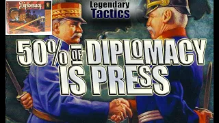 DIPLOMACY:  PRESS IS HALF THE BATTLE / Backstabbr /  Avalon Hill / Military Board Game