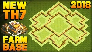 NEW Town Hall 7 (TH7) Farming Base! | Best CoC TH7 Defense Base 2018 | Clash of Clans