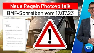 Photovoltaik, Neue Regeln durch BMF-Schreiben 17.7.2023, Steuerbefreiung - Investitionsabzugsbetrag