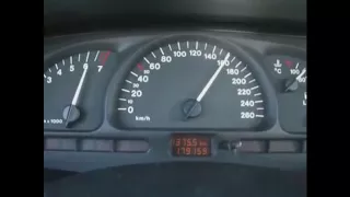 Vectra B Hız Denemesi Top Speed 260KMH 2.0Hp