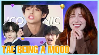 TAEHYUNG being a whole MOOD for 8 minutes straight | BTS V REACTION