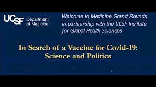 In Search of a Vaccine for COVID-19: Science and Politics