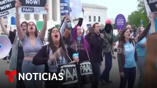Protestan frente a la Corte Suprema tras filtración del borrador contra derecho al aborto