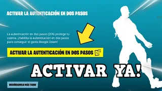 Como Activar La Autenticación En Dos Pasos (2FA) En Fortnite 2024