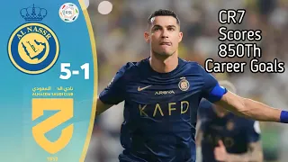 Al Nassr vs Al Hazem (Ronaldo 850th Career Goals) Saudi Pro League 2023