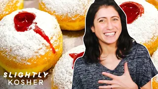 Tess Makes Her Family's Favorite Jelly Donuts For Hanukkah | Slightly Kosher