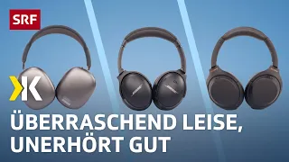 Noise-Cancelling-Kopfhörer im Test: Musikgenuss ohne Lärm | 2023 | Kassensturz | SRF