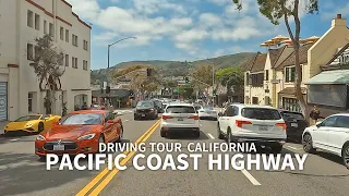 [4K] PACIFIC COAST HIGHWAY - Driving California Laguna Beach & Newport Beach, Orange County, Travel