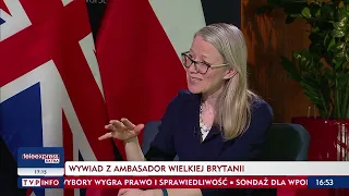 My na Zachodzie musimy pomagać Ukrainie – ambasador Wielkiej Brytanii w Polsce Anna Clunes