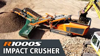 Rockster R1000S Impact Crusher recycling demolition debris / Prallbrecher - Bauschutt recycling