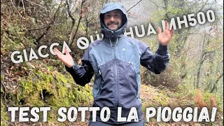 Giacca Quechua MH500 mettiamola alla prova sotto la pioggia!