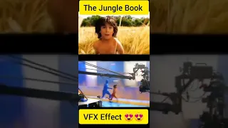 The Jungle Book Movie Behind The Scenes VFX Effects 😍😍 #shorts