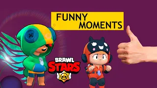 Смешные моменты в BRAWL STARS funny moments