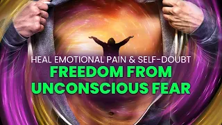 Freedom from Unconscious Fear - 852 Hz - Cleanse Self-Doubt, Heal Emotional Pain | Binaural Beats