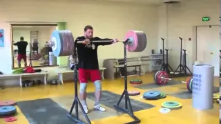 Dmitry Klokov 225 Kg (495lb) Push Press