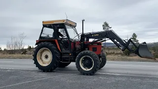 Köp Traktor Zetor 7245 med lastare och snöslunga på Klaravik