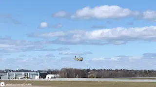 Boeing CH-47 Chinook Landing at KBTV